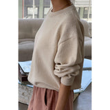 Milo Cotton Sweater | Naturel
