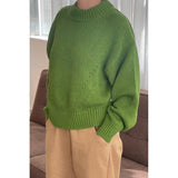 Zoe Cotton Sweater | Avocado