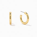 Chunky Gold Plated Hoop Earrings