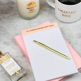 To Complete Before Happy Hour Notepad