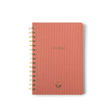 Textured Paper Twin Wire Notebook | Terracotta