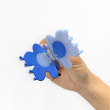 Flower Claw | Periwinkle + Blue