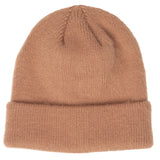 Brushed Knit Beanie | Camel