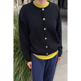 Leila Cotton Cardigan | Black