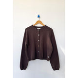 Leila Cotton Cardigan | Brown
