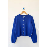 Leila Cotton Cardigan | Cobalt