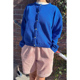 Leila Cotton Cardigan | Cobalt