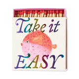 Square Boxed Matches | Take It Easy Puffer Fish