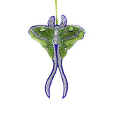 Tinsel Luna Moth Ornament