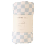 Muslin Cotton Swaddle | Blue Check