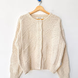 Mason Cotton Cardigan | Naturel