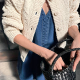 Mason Cotton Cardigan | Naturel
