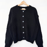 Mason Cotton Cardigan | Black