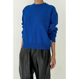 Milo Cotton Sweater | Cobalt