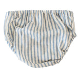 Striped Bloomers | Chambray + White