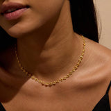 Golden Hour Coin Chain Necklace | 16"