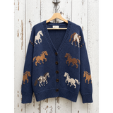 Wild Horses Cardigan | Navy