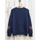 Wild Horses Cardigan | Navy