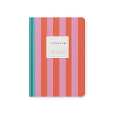 Hardback Notebook A5 | Candy Stripe