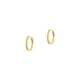 Pave CZ Huggies | Small