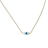 Gold Chain with Tear Shaped Eye