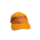 Retro Venice Dad Hat | Mustard + Pink