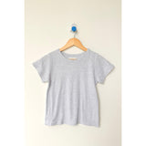 Pointelle Babe Tee | Icy Grey