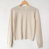 Pointelle Fundamental Tee | Naturel