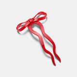Large Bow Hairpin | Cherry
