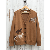 Wild Horses Cardigan | Camel