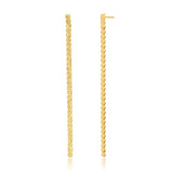 Chain Dangle Earrings | Gold Vermeil