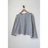 Sailor Top | Blue Stripe on Cream
