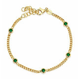Luna Station Bracelet | Emerald