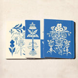 Sewn Notebook Trio | Blue Flower Bouquet