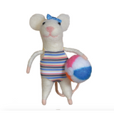 Swimmer Gal Mouse Ornament