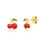 Red Cherry Studs