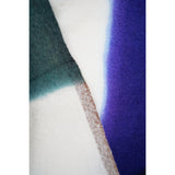 No. 83 Wool Throw | Khaki + Ink Blue