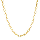 Gold Rope Link Necklace