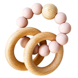 Beechwood Teether Ring Set | Petal