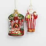 Santa or Fireplace Ornament | Assorted