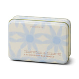 Tin 5oz Candle | Teakwood + Jasmine