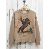 Vintage Cowboy Sweater | Sand