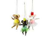 Felt Ballerina Mice Ornament | Assorted