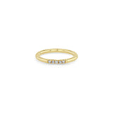 Zoë Chicco 14k 5 Pavé Diamond Band Ring | 2mm