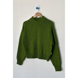 Zoe Cotton Sweater | Avocado