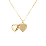 Pink Enamel Heart Locket | 18K GV