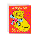 I Adore You Valentine Card
