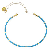 Miyuki Antelope Bracelet | Blue