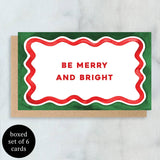 Be Merry and Bright Mini Boxed Notes | Set of 6