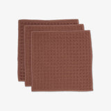 Waffle Washcloth Set of 3 | Dusty Rose